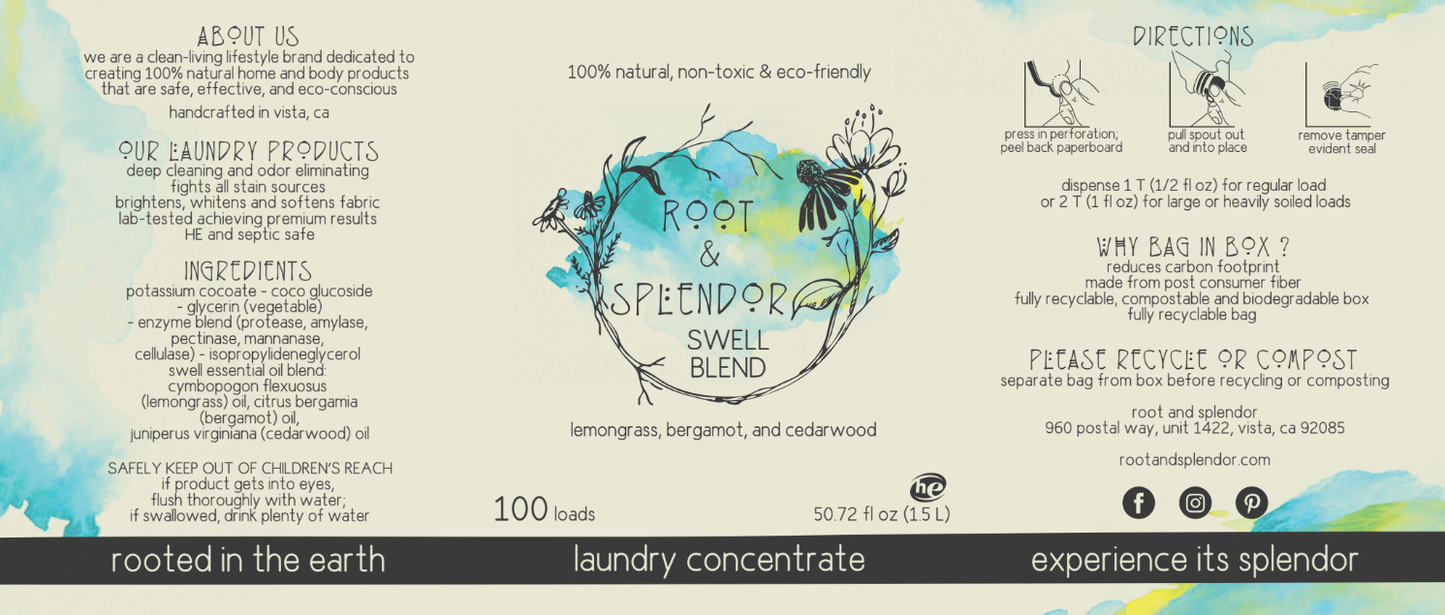 Laundry Soap Concentrate Box
