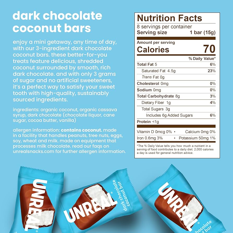 Dark Chocolate Coconut Bar
