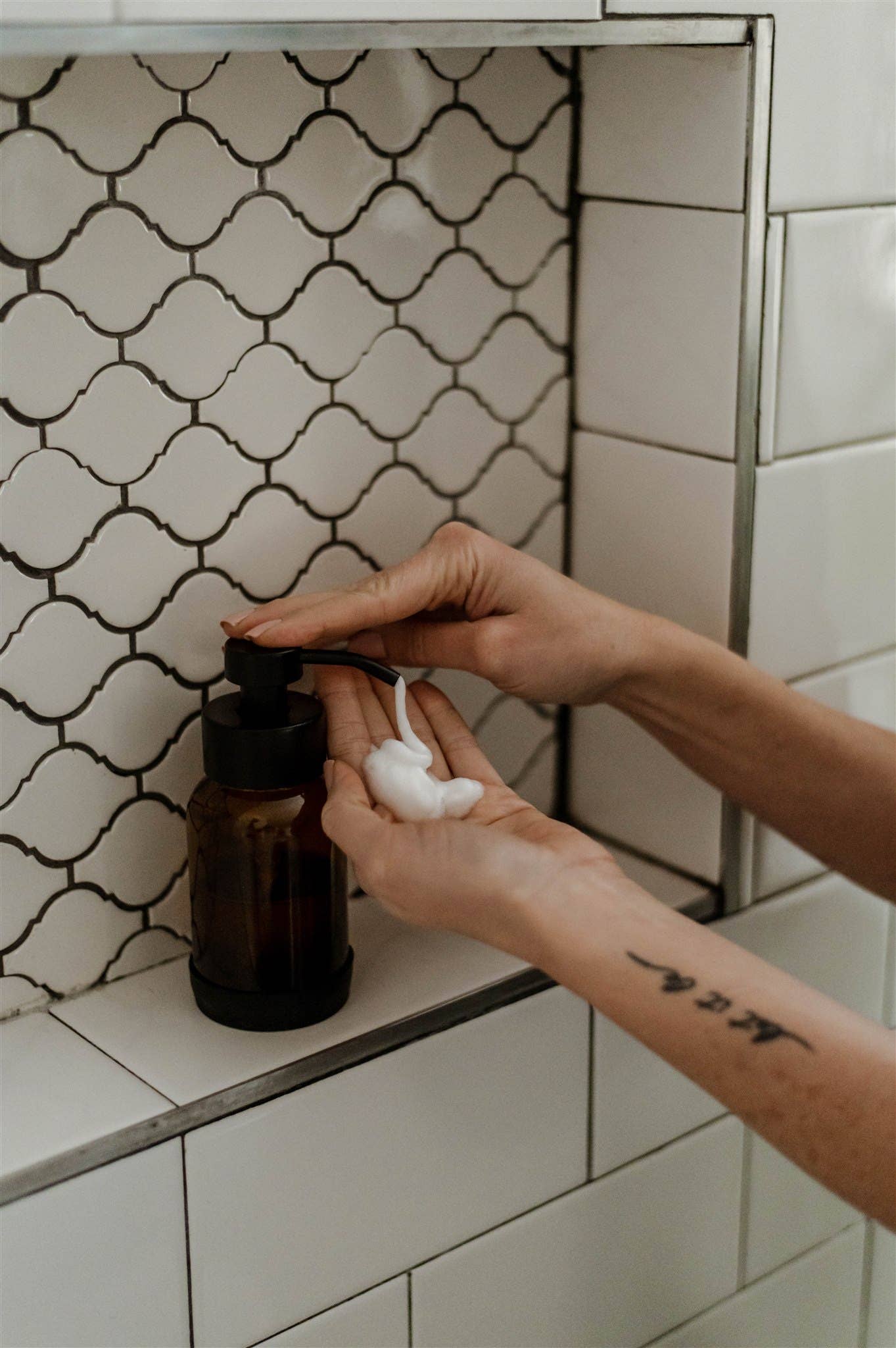 Amber Foaming Soap Dispenser