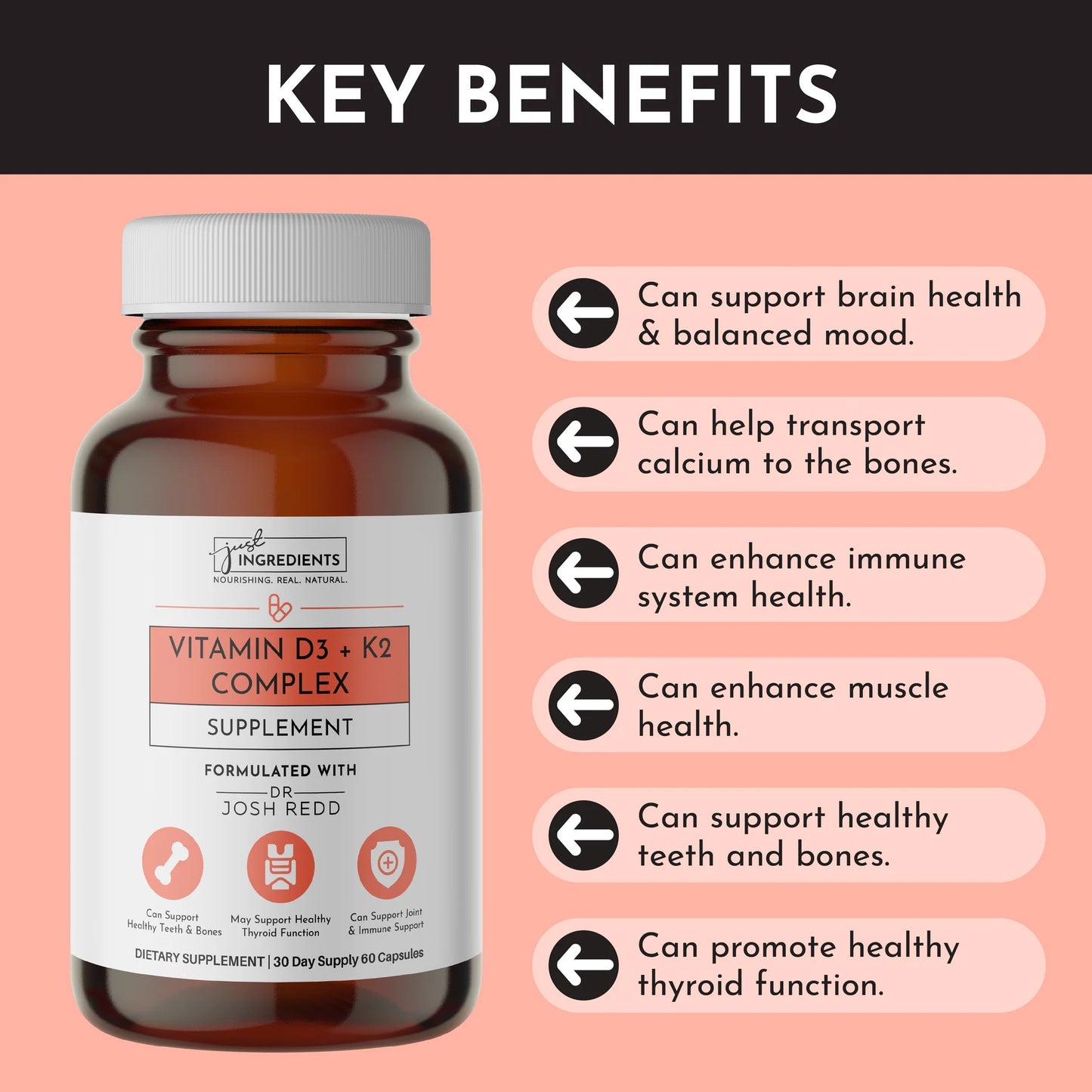 Vitamin D3 + K2 Complex
