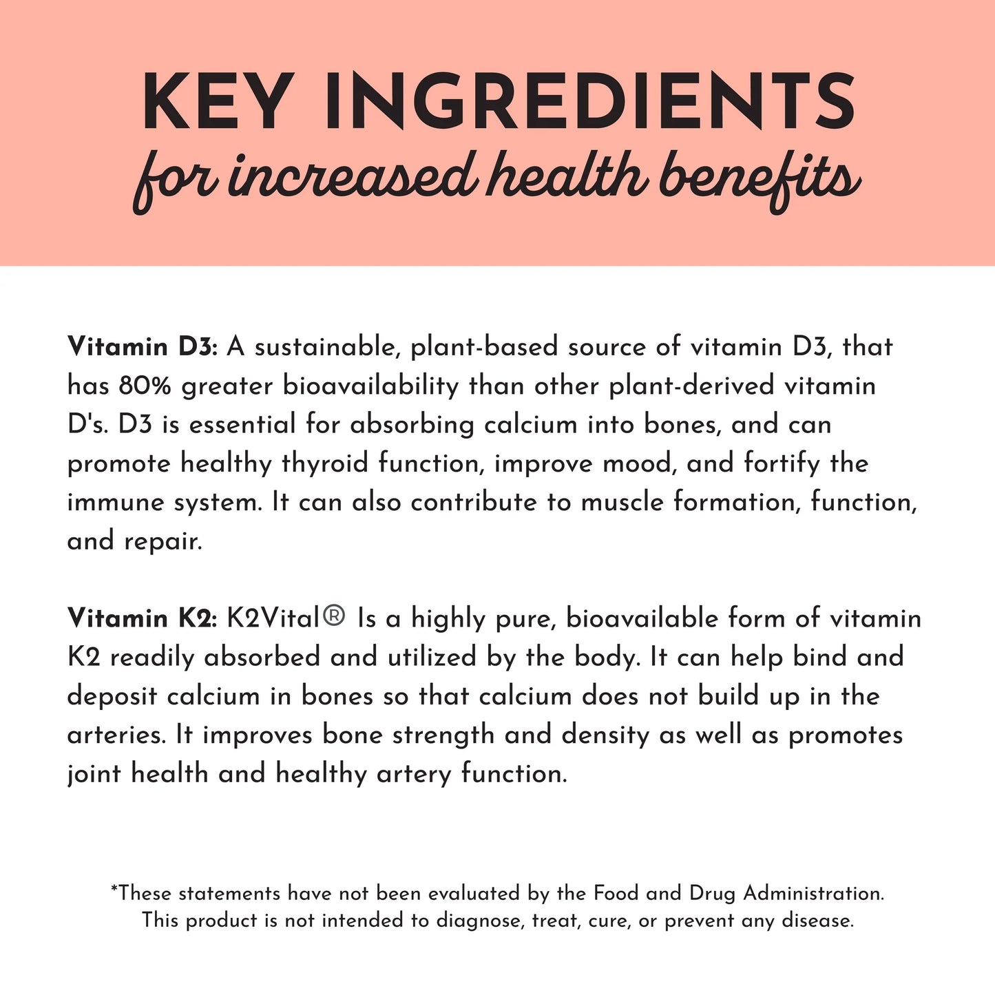 Vitamin D3 + K2 Complex