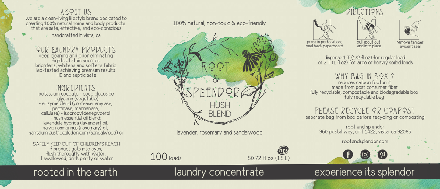 Laundry Soap Concentrate Box