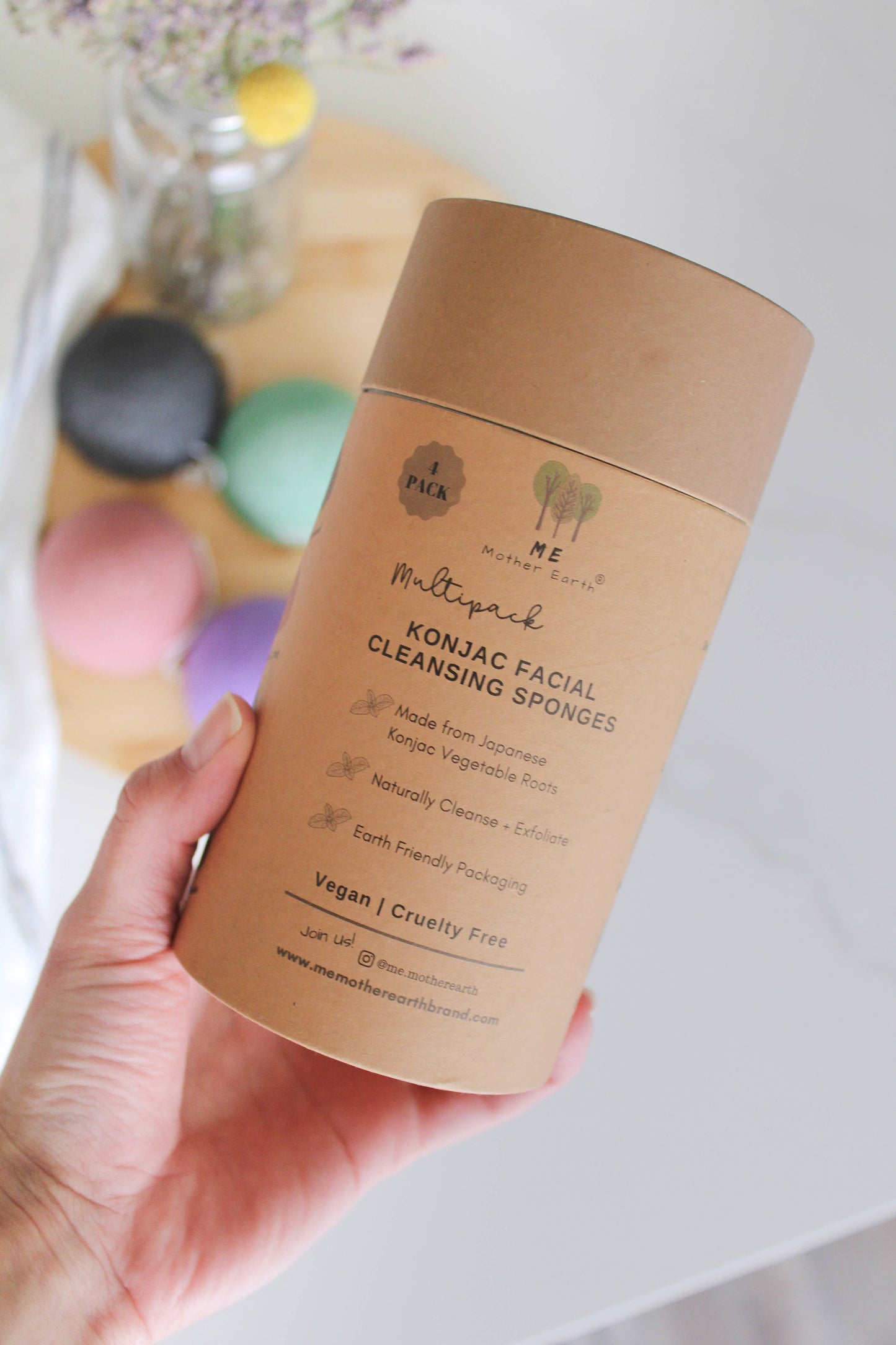 Konjac Sponge Multipack- Biodegradable and Zero Waste Beauty