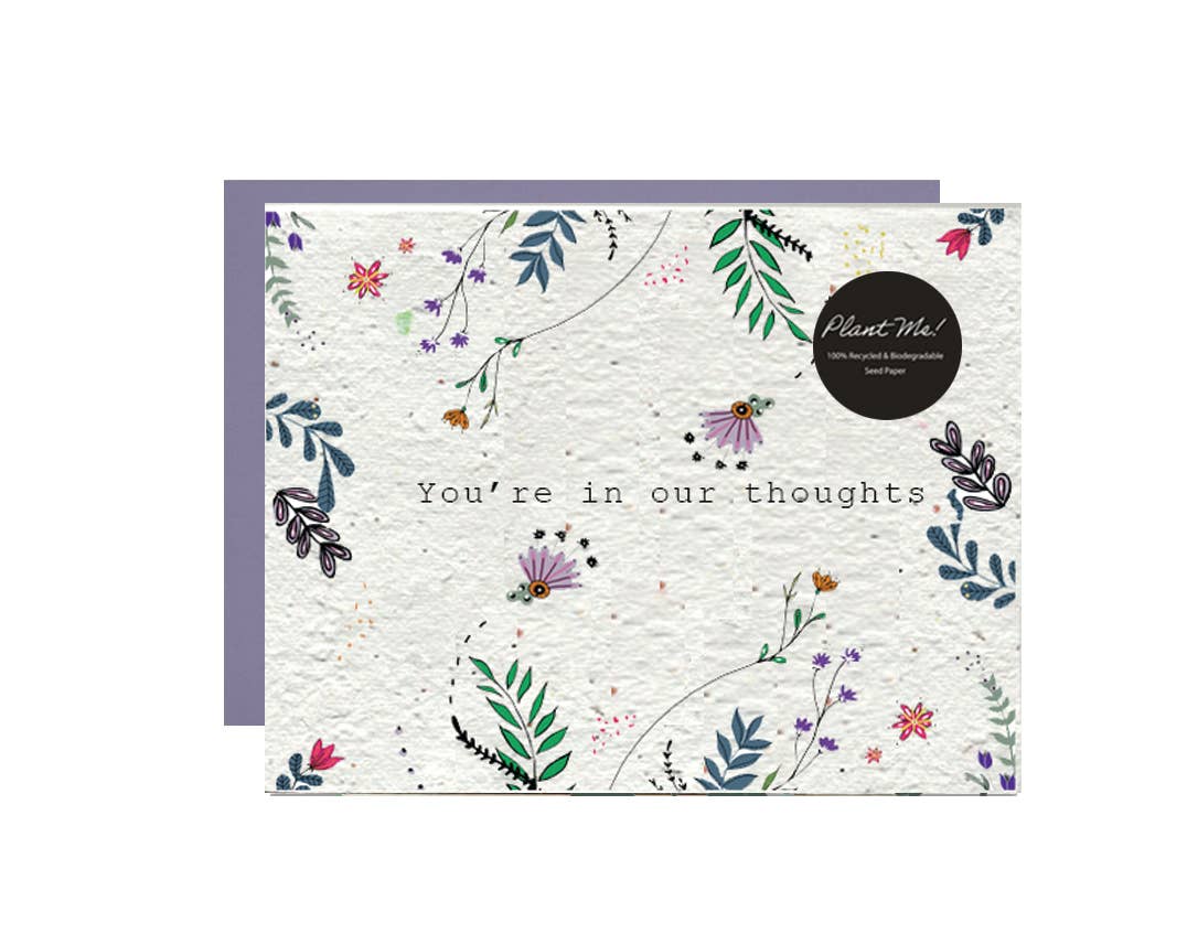 Thoughtful Blooms: Wildflower Seed Paper Card