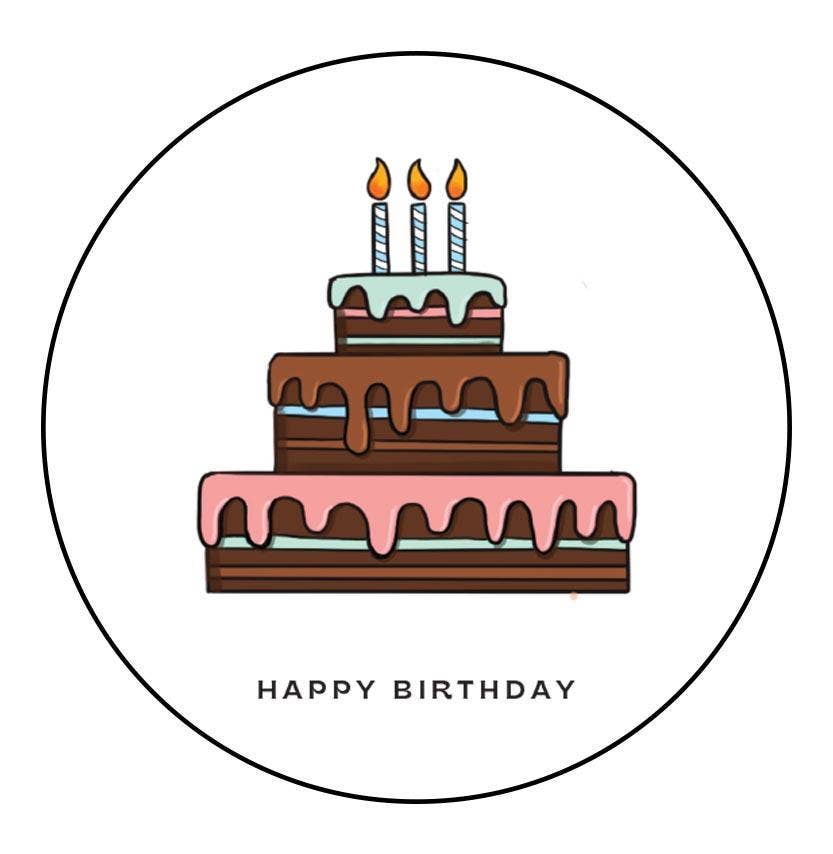 Birthday Cake Plantable Greeting Card