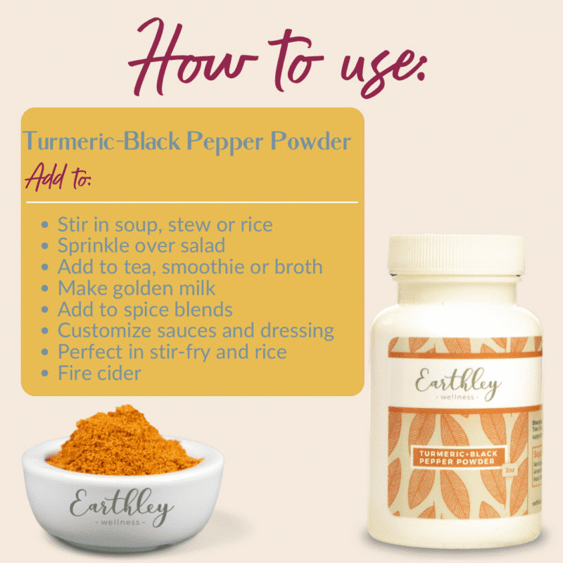 Turmeric + Black Pepper Powder