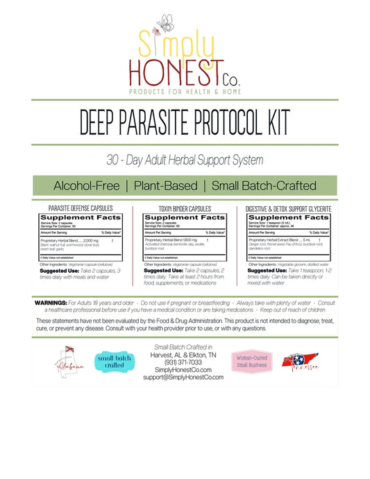 PRE ORDER l Deep Parasite Cleanse Protocol