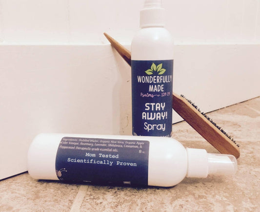 Stay Away Bug Spray | Natural Lice Repellant Bed Bugs School